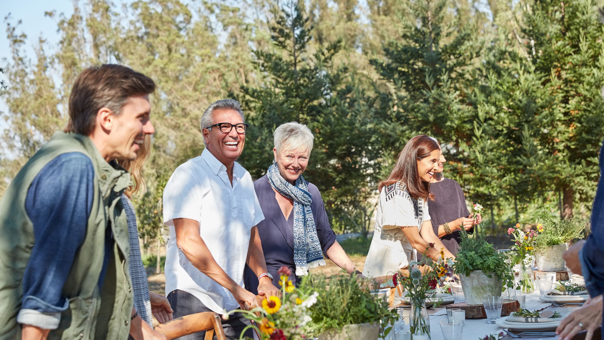 Outdoor dinner party 2